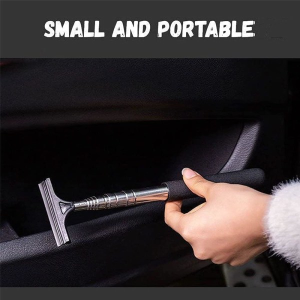 Retractable Rear-View Mirror Wiper Snow Brush and Ice Scraper,Car Snow Scraper and Brush Shovel,Extendable Snow Brush