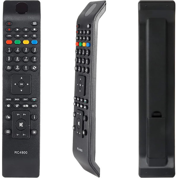 Universalfjärrkontrollersättning för JVC TV-fjärrkontroll RC4800, Polaroid/Bush/Hitachi/TECHWOOD/Digihome/JMB/Telefunken Smart TV-apparater