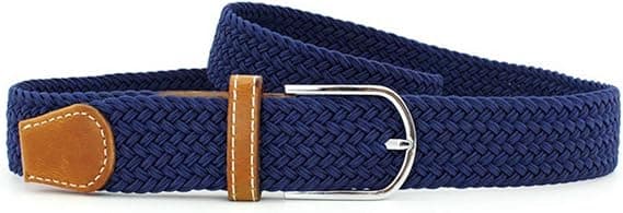 2-pack stretchbälte i canvas för dam – dambälten för jeans, en storlek