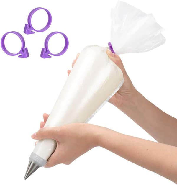 30 stk. silikone sprøjteposebind, glasurbind, glasurdekoration, pose-twistbind, indpakninger til cupcakes