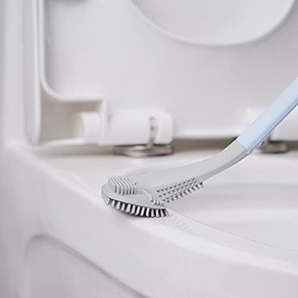 Silikoninen Harjapää Golf-WC-Harja, Automaattisella Avautuvalla ja Sulkeutuvalla Jalustalla, WC-Harja