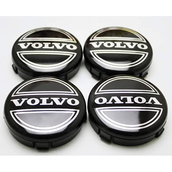 4pcs 64mm Hub Caps for Volvo C70 S60 V60 V70 S80 XC90,Wheel Center,Hub Cap Covers Protectors