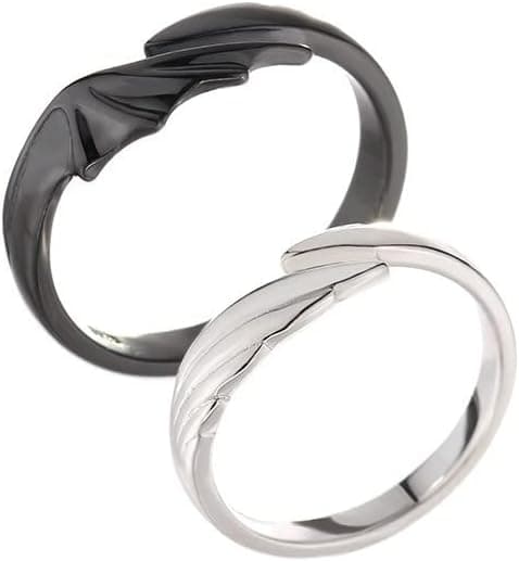 Ringe Justerbar Ring Engel og Dæmon Par Ringe Pæne og Behændige