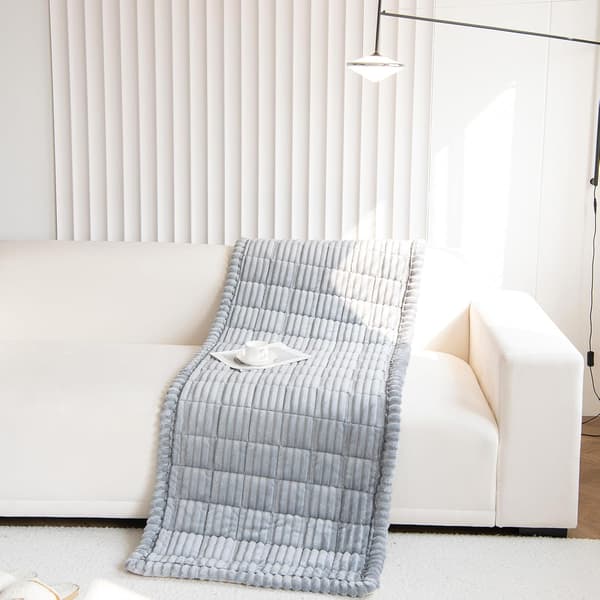 Nye tykke sofatrekk vaskbare, mykt kordfløyel universelt sofatrekk 2 3 4 seter, sofaputetrekk (lys grå, 70x150cm)
