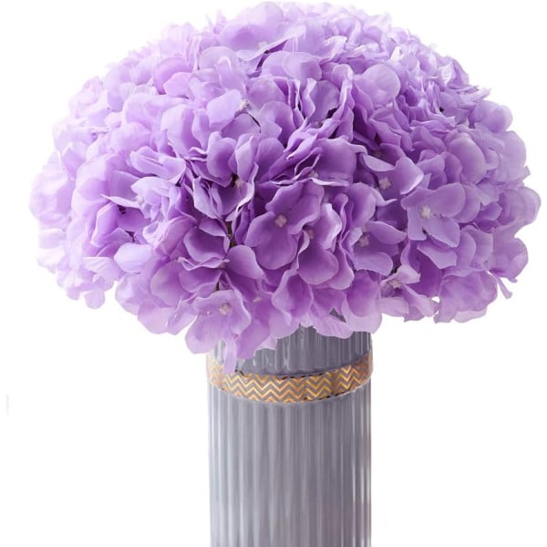 Violetti hortensia tekokukat Teko hortensia kukkapäät 10 kappaleen pakkaus  Hääjuhliin Kauppaan  Morsiuskimppuihin