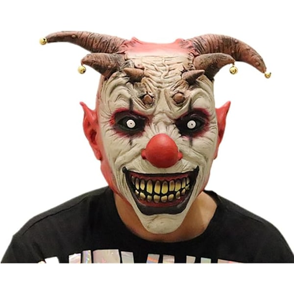 Latex Clown Maske, Realistisk Maske, Halloween Maske, Dyrehovedmaske, Voksen Kostume Tilbehør, Velegnet Til Halloween, Kostumefest, Karneval