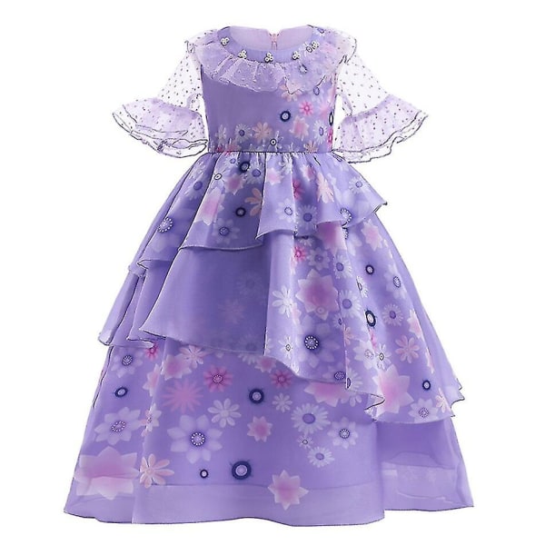 Pääsiäinen Encanto Cosplay -asu tyttömekko Carnival Princes Z X:lle Isabela 1 5*6T