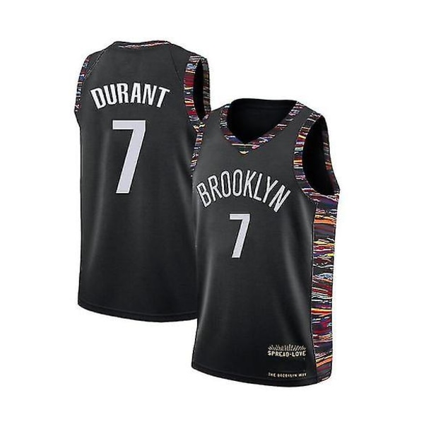 Nba Brooklyn Nets Kevin Durant No.7 Basketball Sportstrøje W 2XL