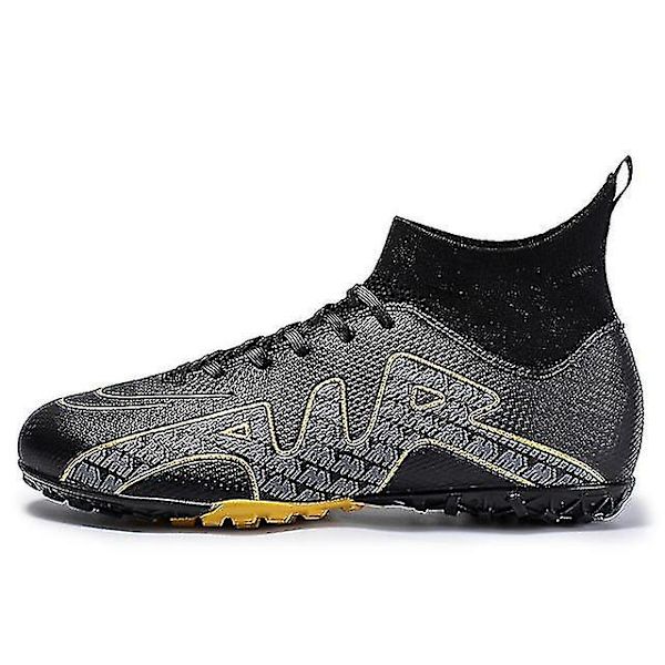 Fotbollsskor för män Vuxna barn Yttersula Halkfria unisex sneakers Z X Black2 37