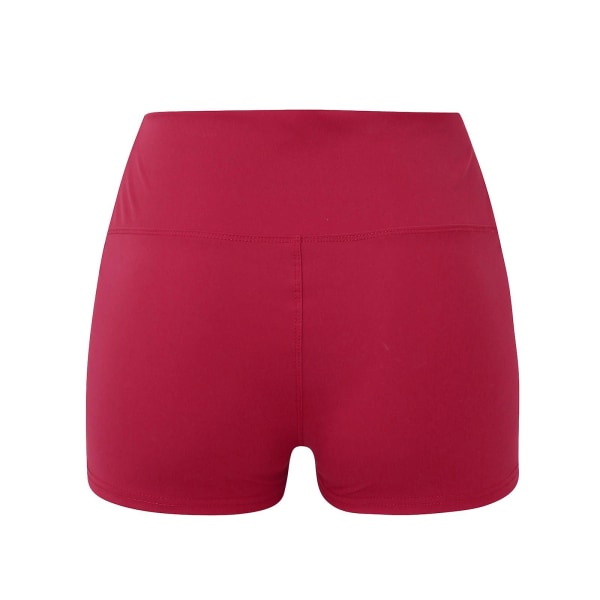 Naisten Pyöräilyshortsit Tummy Control Urheilu Leggingsit Korkea vyötärö Läpinäkymättömät Shortsit Joustavat Alusvaatteet Fitness Hot Pants Boxer / red XL