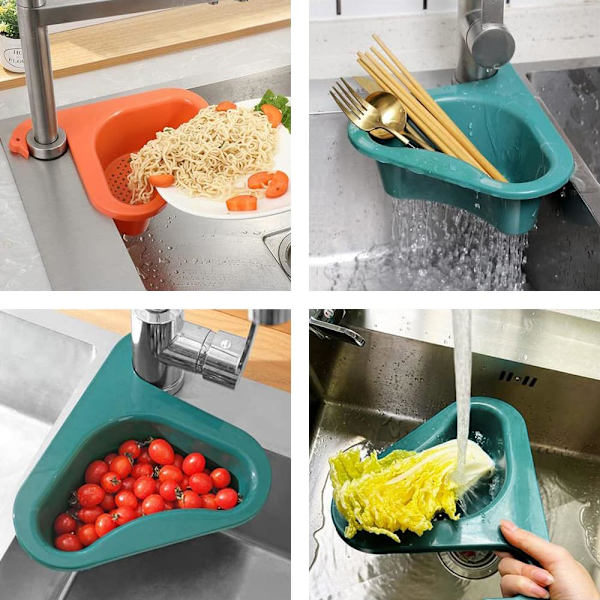 Skylleboks Skylleskål dørslag for oppvaskkum W green 2-Pack