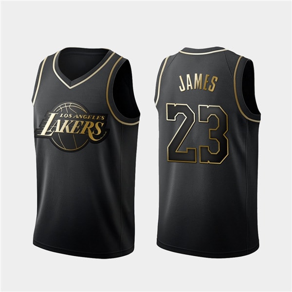 Nba Ball No.23 Lakers Lebron James Broderad Baskettröja C XL