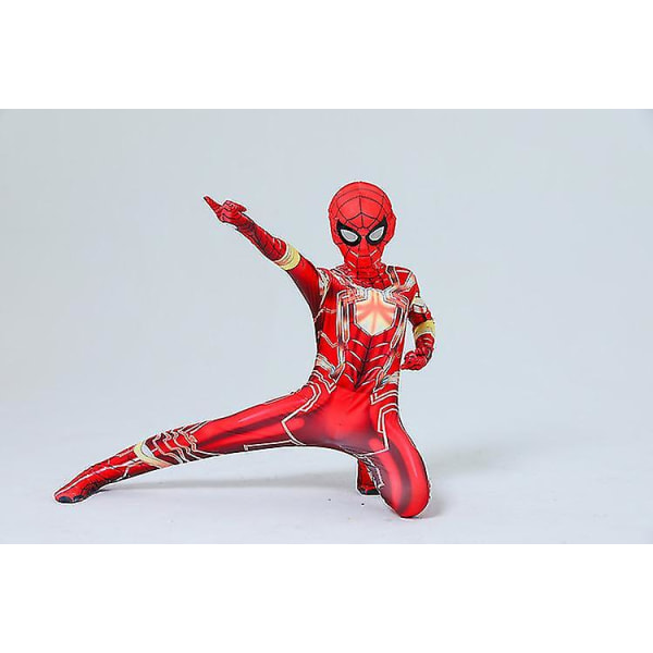 Golden Steel Spider Onesie Voksen Child Halloween Costume Z 170