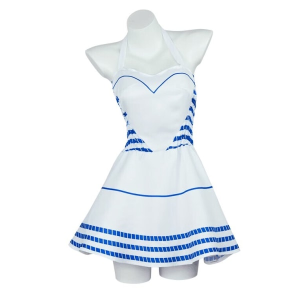 Barbie Vintage Doll Striped Love Dress-kostyme for kvinner L
