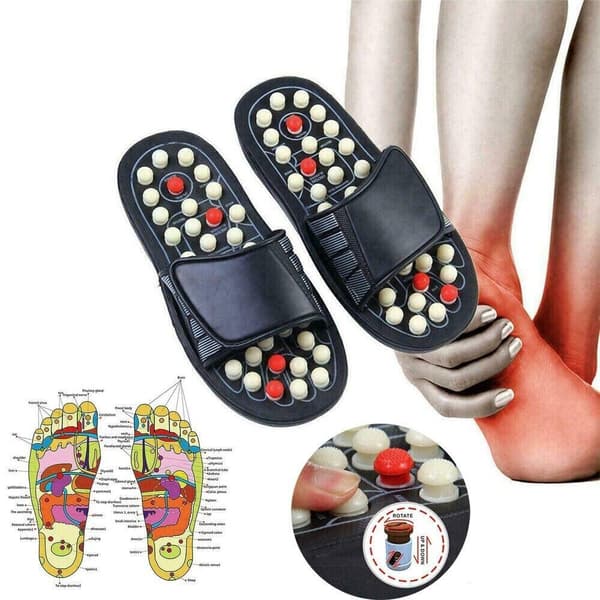 Zonterapi Sandaler Fotmassager Tofflor . 38-39 EU