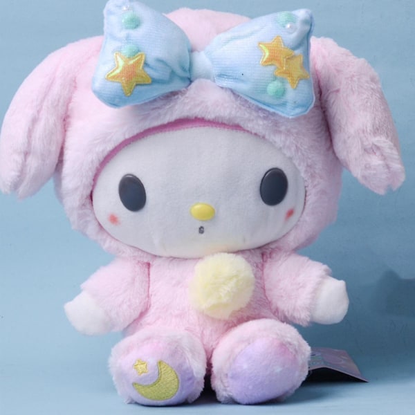 Sanrio Series tegneserievedhæng 23 cm Melody Plys Dukke Legetøj Present V My Melody