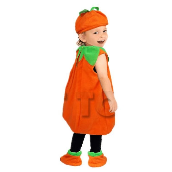 Halloween kostym Söt pumpa baby Cosplay kostym 100CM