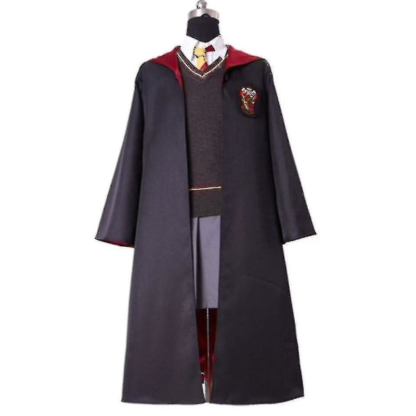 Hermione Granger Gryffindor Uniform Costume Kostyme Barn Voksenantrekk Gave W H W women XL