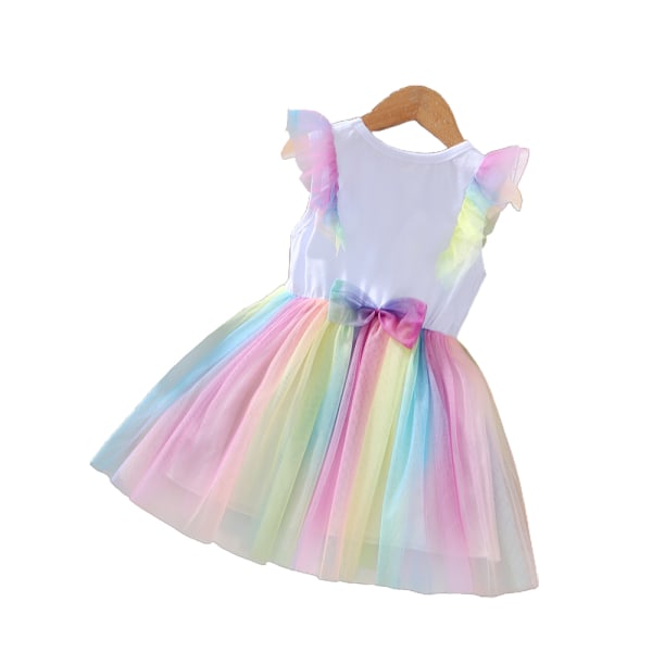 Tyttöjen Cosplay-bileet Prinsessa Unicorn -asu Fancy Dress W 120cm