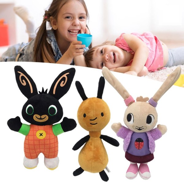 15- Bing plyslegetøj Bunny Rabbit Doll 37CMRED RABBIT RED y 37cm