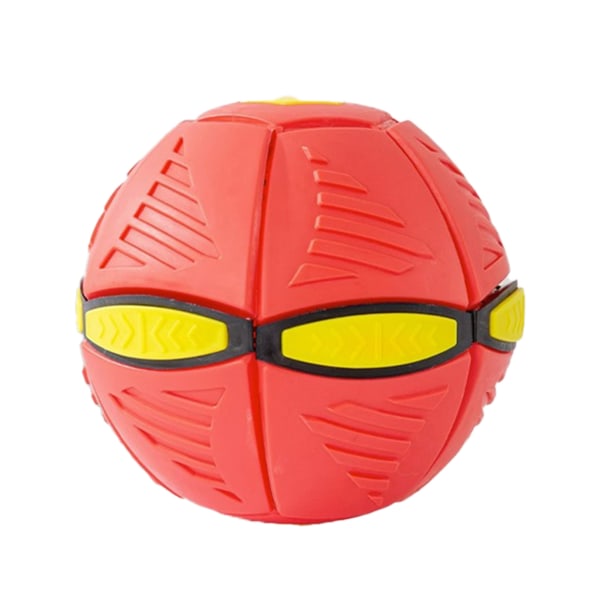 Hund hoppende bold Legetøj Stomp Pet Interactive Flying Discs Lys udendørs legetøj HZR Red No Light