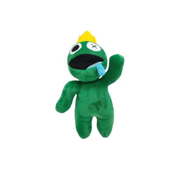 30 cm Rainbow Friends pehmolelu sarjakuvapelihahmonukke W green one size