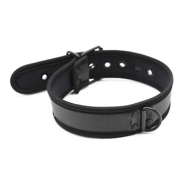 Carnival Puppy Mask Andas huvudbonader Cosplay Animal Head Mask black collar