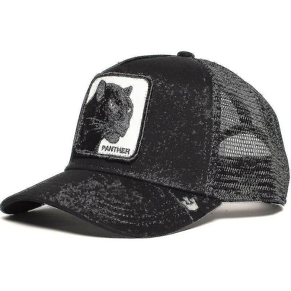 Voksen netthette sommerbaseballcaps Trucker Cap W Black Panther