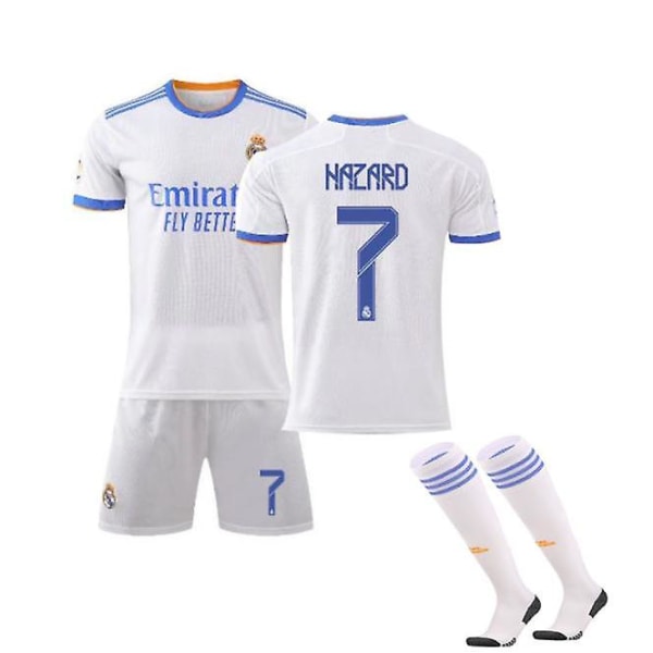 Soccer Kit Soccer Jersey Education Tshirt vY Hazard 2XL(190200cm)