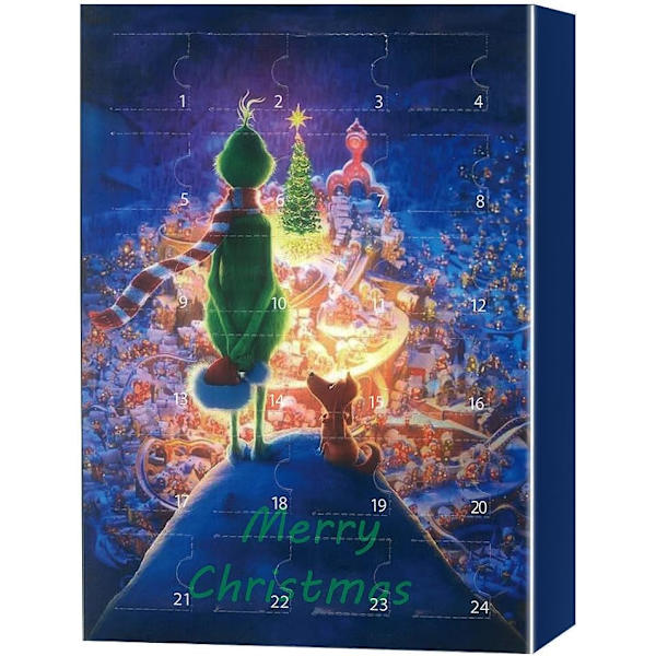 Adventskalender 2023 Julgranscheckdekorationer Julkalender för barn Vuxna F