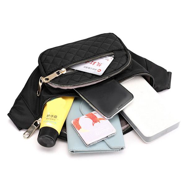 Brysttaske Taljetaske Taske Skulderstroptaske SORT y black