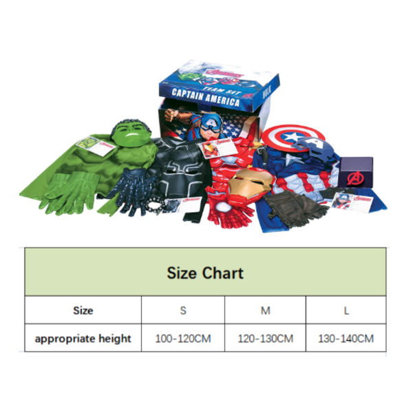 Halloween Muscle Costume Cosplay Hulk Costume for barn Avengers Anime Costume (Muscle Deadpool) M -1