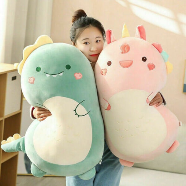 45/60 cm Squishmallow fyldte plysdukker Pude gavelegetøj H Dinosaur 60cm