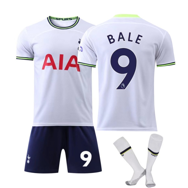 22-23 Tottenham Hotspur fotballskjorte for barn, ungdom, menn W BALE 9 20 (110-120cm)
