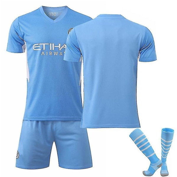 Ny sesong Manchester City Hjem De Bruyne Football Shirt vY Without Number 2XL