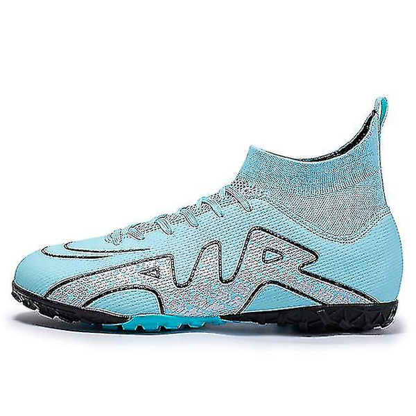 Fotbollsskor för män Vuxna barn Yttersula Halkfria unisex sneakers Z X Blue2 43