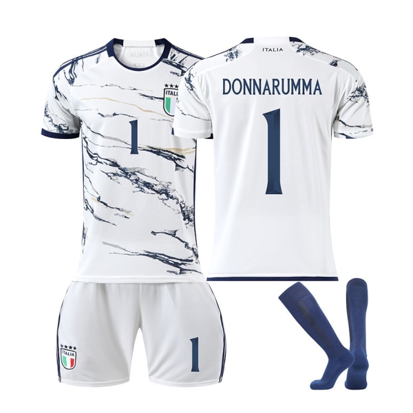 23 Europacup Italia Bortefotballtrøye NR. 1 Donnarumma gensersett / #16