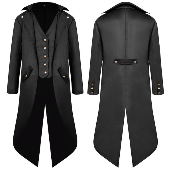 enn den edle tidsalderen Ancient Swallowtail Coat Long Dress coat W Black M