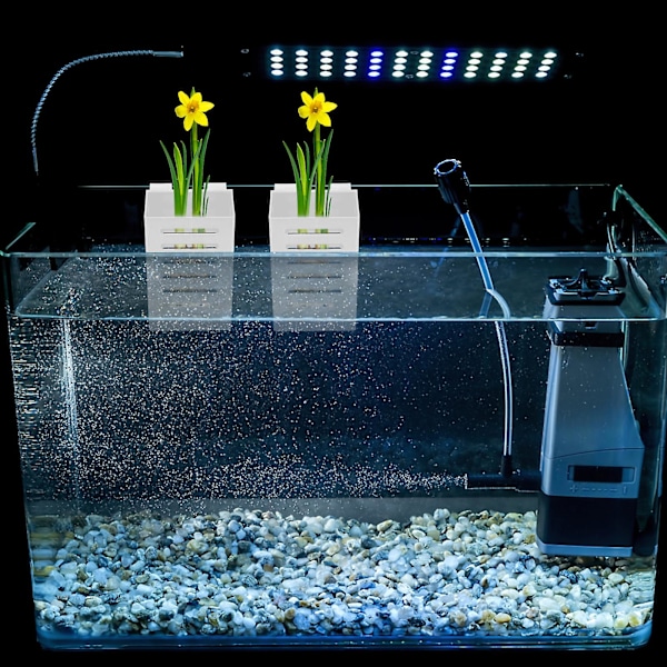 Akvarieväxthållare Hängande Akvatisk Växtkruka Vatten Akvatisk Växtkruka Med Hål Akvarieplanteringskoppar White White 2Pcs