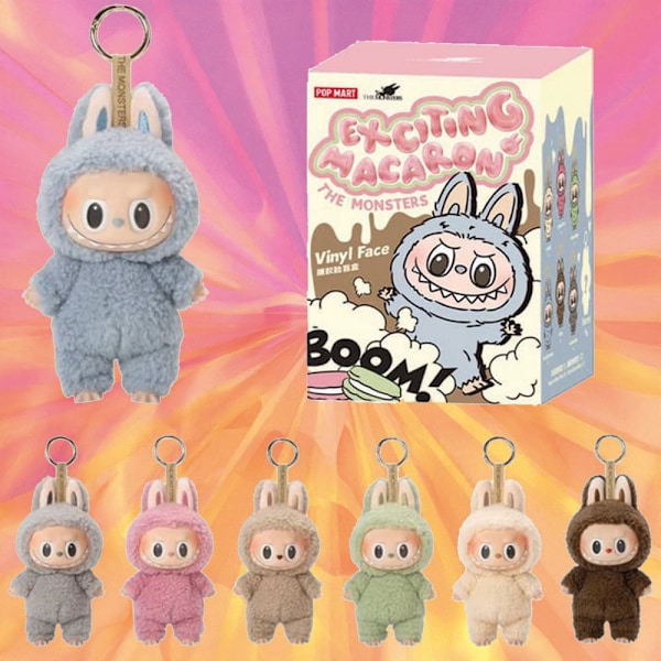 Labubu Exciting Macaron 17 cm Pop Mart blind boxV