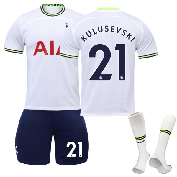 22-23 Tottenham Hotspur Orphanage Football Paita nro 21 Kulusevski Y V 28