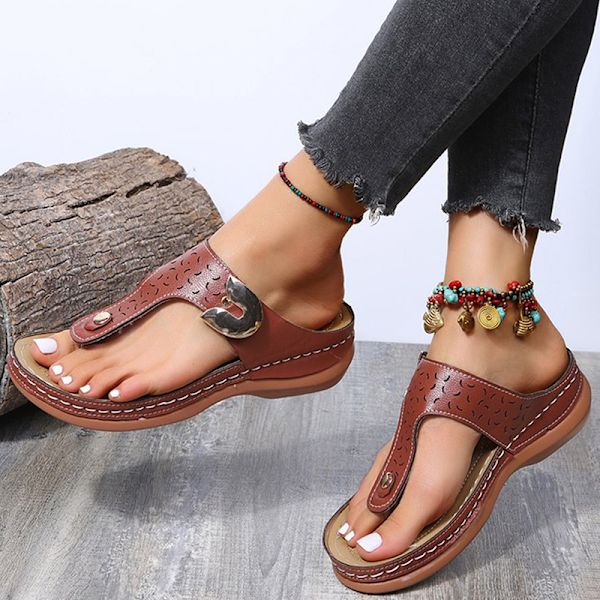 Dam Sandaler Mjuk Botten Kilar Skor Dam Sommar Sandaler Med . Blue 37