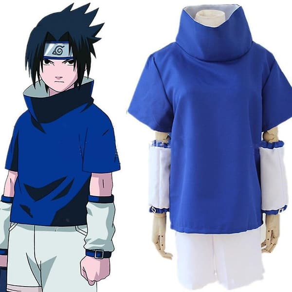 Anime Cosplay Uchiha Sasuke -asut aikuisille M