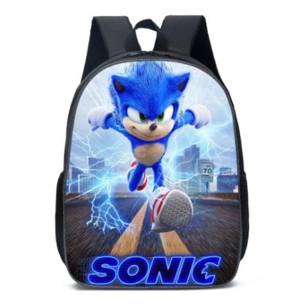 Sonic ryggsäck Stor skolfigur ryggsäck dubbel yz B