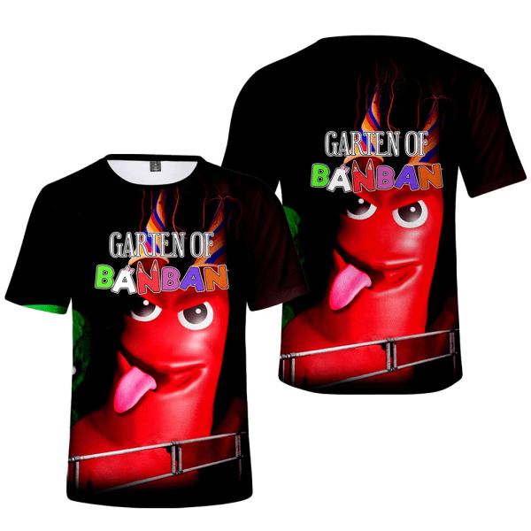 Cartoon Tshirt for gutter og jenter Garten anban Tshirt Sport vY B 140cm