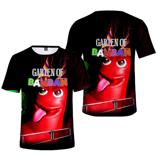 Tecknad Tshirt för pojkar och flickor Garten anban Tshirt Sport vY B 140cm