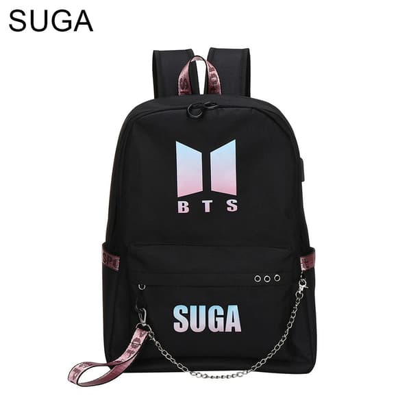 BTS BT21 Skoletaske Kæde Rygsæk Skuldertasker V
