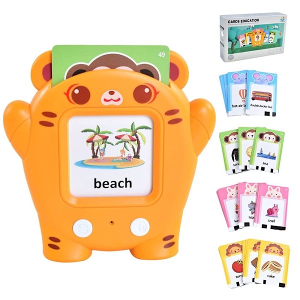 Talking Flash Cards Ord Inlärningskort Toy 3 KEYS-PANDA 3 keys-panda 3 keys-panda
