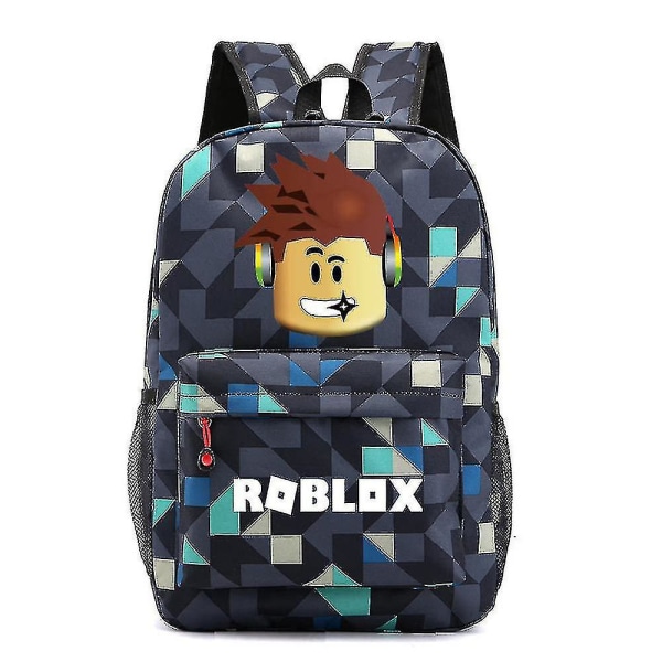 Roblox Ryggsäck Ryggsäck Skolväska För Barn Pojkar Flickor -1 C