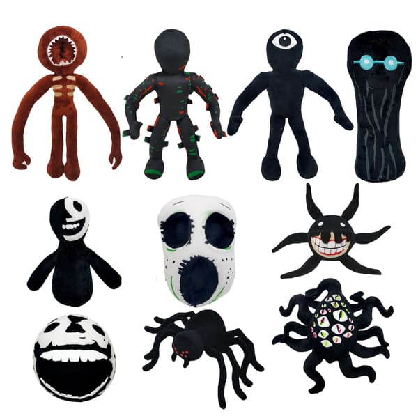 Dører Ro-bloxPlush Toy Søt Myk For Barn Julebursdagsgave W E